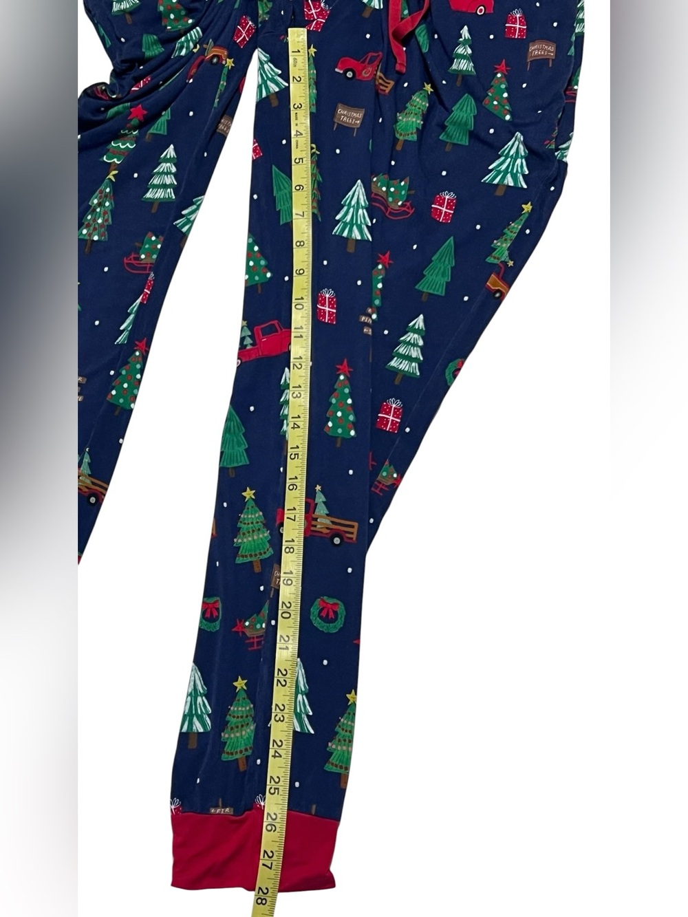 Little Sleepies Pajamas Set Womens Large Christmas Trees Pickup Truck Lunaluxe - Picture 8 of 10